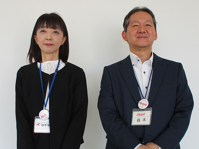 株式会社ナルス 務部 細谷様 事務部部長 森本様<