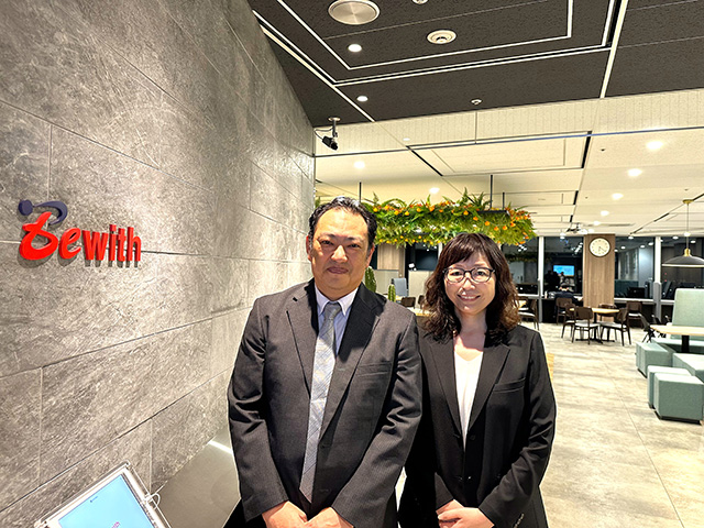 常勤取締役　奥山寛史様 / 代表取締役社長　檜垣 一美様
